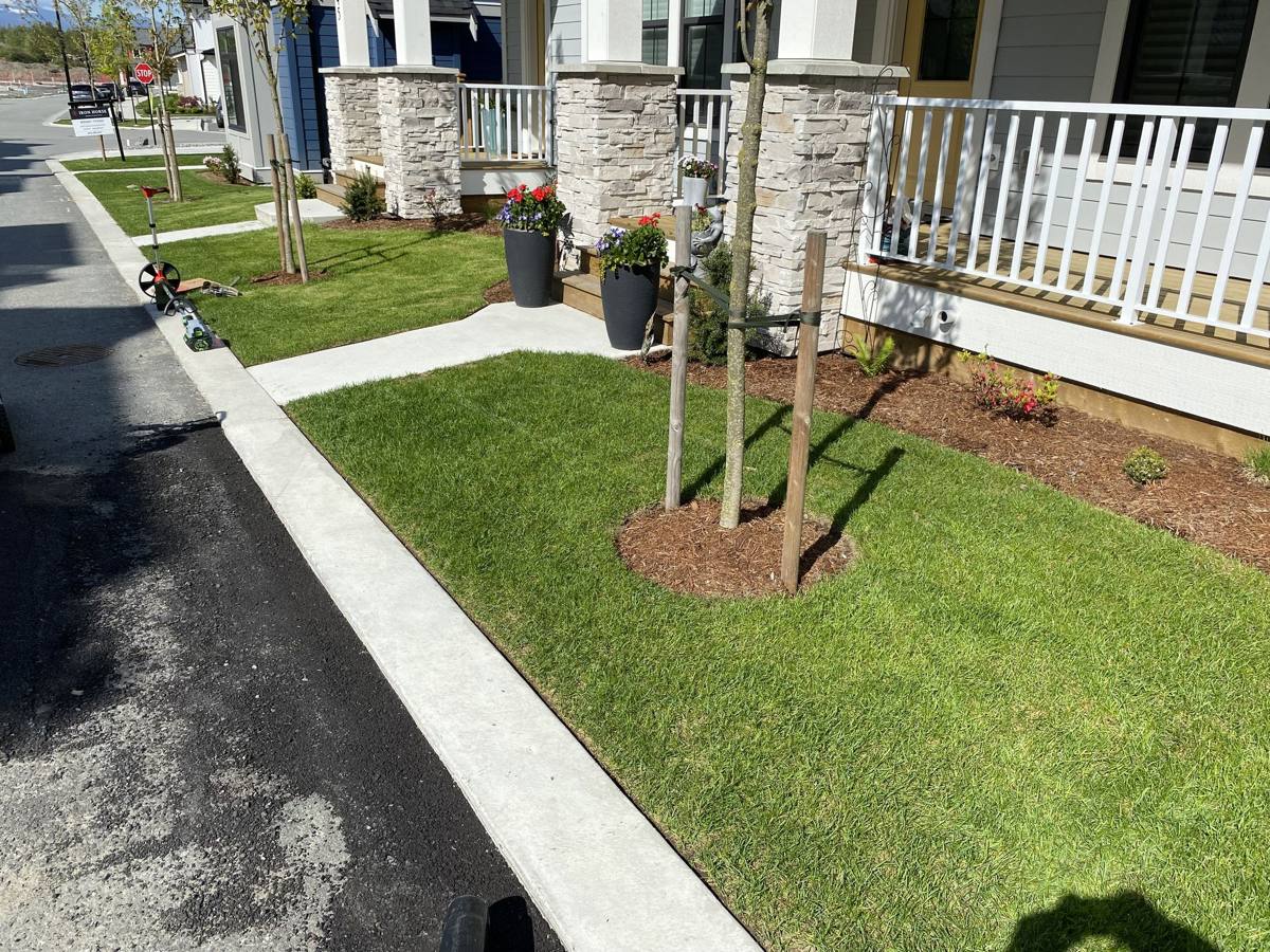 Tidy yard after maintenance